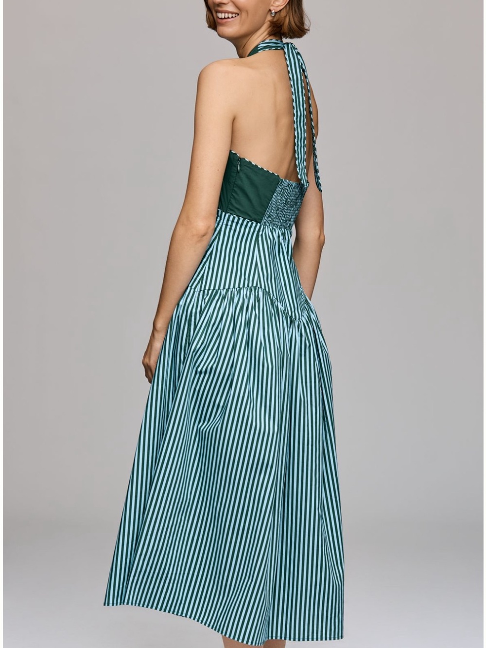 Anthropologie x FARM Rio Embroidered Halter Dress - Picture 4 of 5